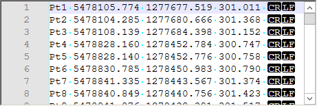 Відкриття файлу даних GPS